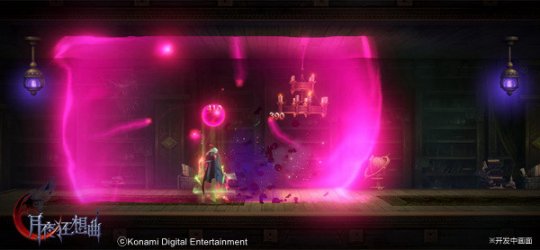 月夜狂想曲》游戏开发中画面