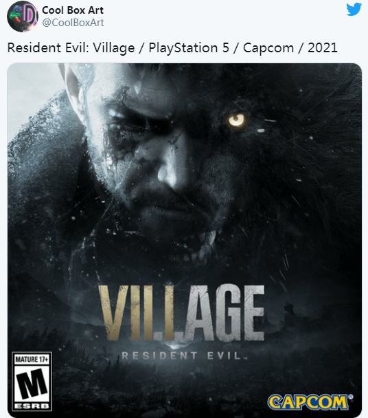 PS5《生化危机8》封面图曝光 克里斯是恐怖半兽人？