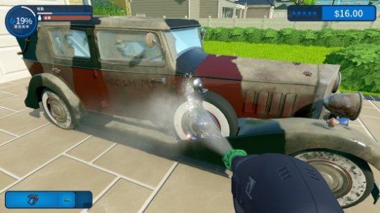 解压游戏《强力清洗模拟器》上架Steam 冲刷污垢，成就感满满