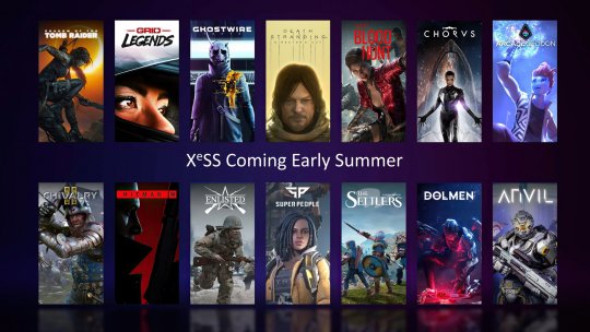 英特尔XeSS今夏才推出 但支持的游戏更多了
