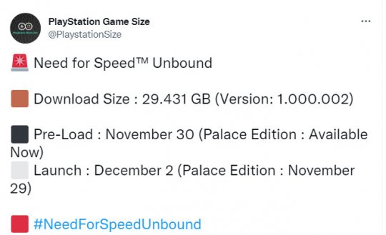 《极品飞车22》将于12月2日发售，登陆PC，PS5，Xbox Series X|S