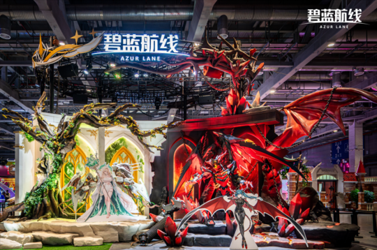 精灵与恶魔共舞	！《碧蓝航线》打造双生奇境展台惊艳亮相BW2025！